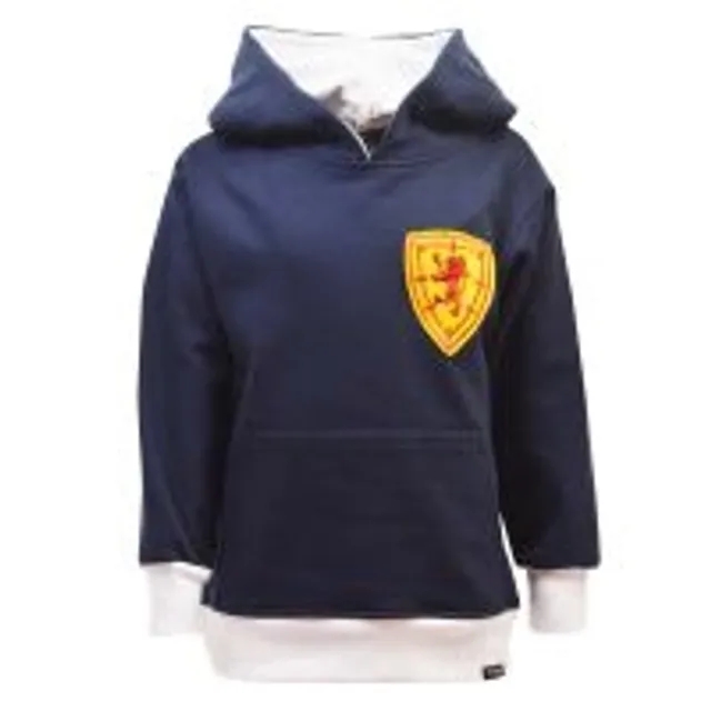 Kids Scotland Hoodie - Navy/White