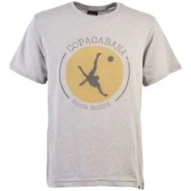 Copacabana Beach Soccer T-Shirt - Grey Marl
