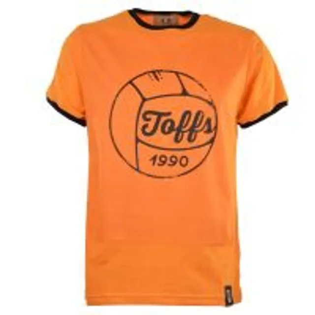 TOFFS Football T-Shirt - Amber/Black Ringer
