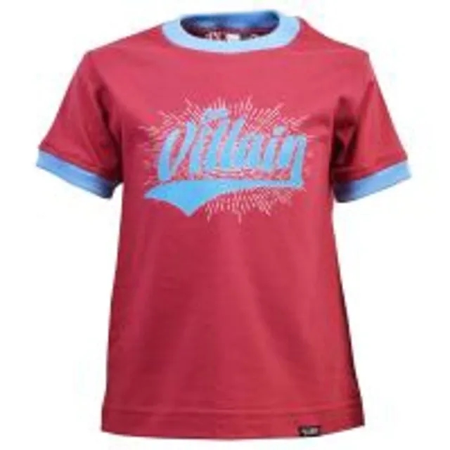 Kids Little Villain - Maroon/Sky Ringer