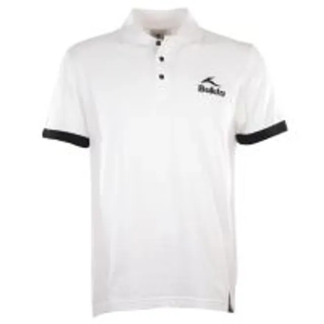 BUKTA  Polo White with Black Cuffs