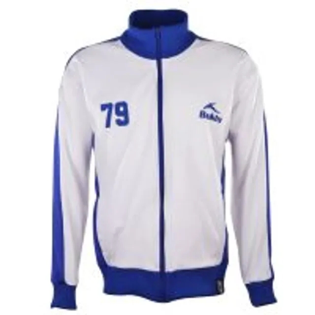 BUKTA  Heritage Track Top White with Royal Panels/Cuffs/W'Ba