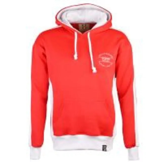 The Old Fashioned Football Shirt Co. Hoodie - Red/White