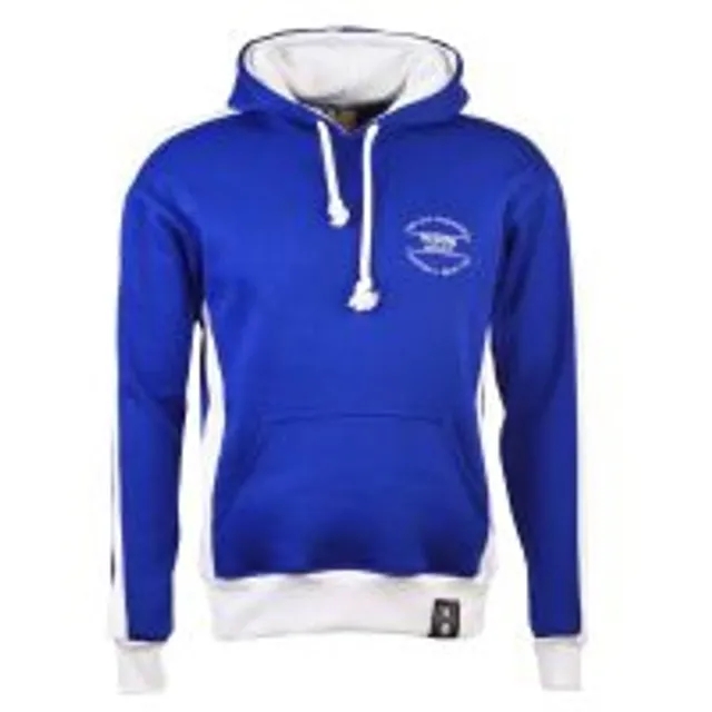 The Old Fashioned Football Shirt Co. Hoodie - Royal/White