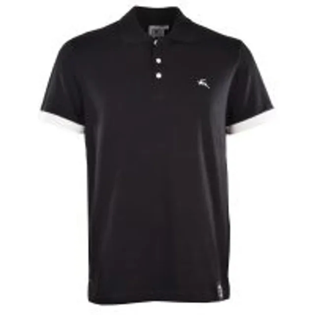 BUKTA  Lifestyle Polo Black with White Cuffs