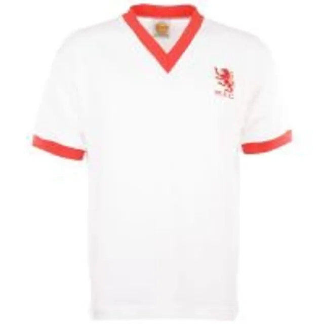 Middlesbrough 1950s White Retro Football Shirt