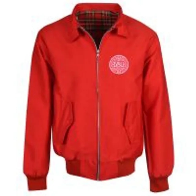 Denmark Red Harrington Jacket