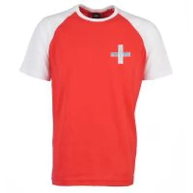 Kids Switzerland Raglan Sleeve Red/White T-Shirt