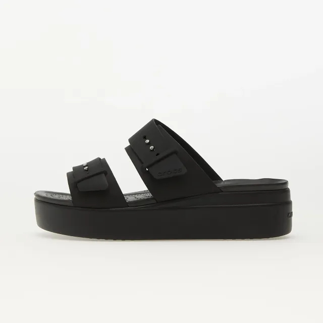Crocs | Women | Brooklyn Buckle | Sandals | Black | 9