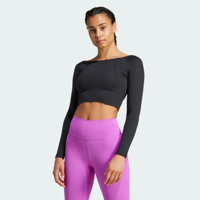 adidas Women Yoga Long Sleeve Tee