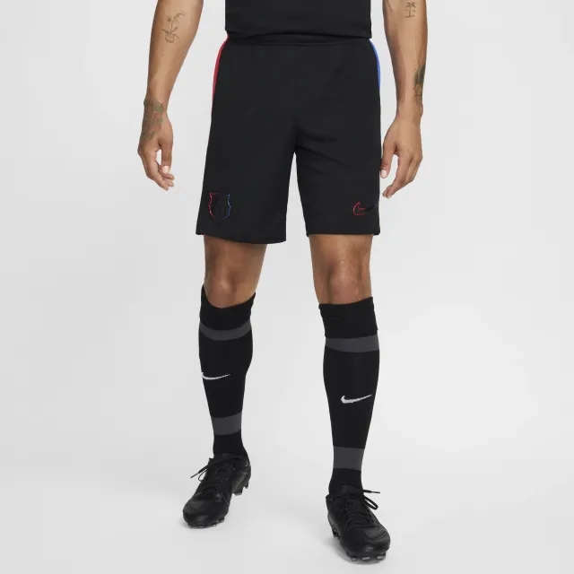 F.C. Barcelona 2024/25 Stadium Away Men's Nike Dri-FIT Football Replica Shorts - Black - Polyester