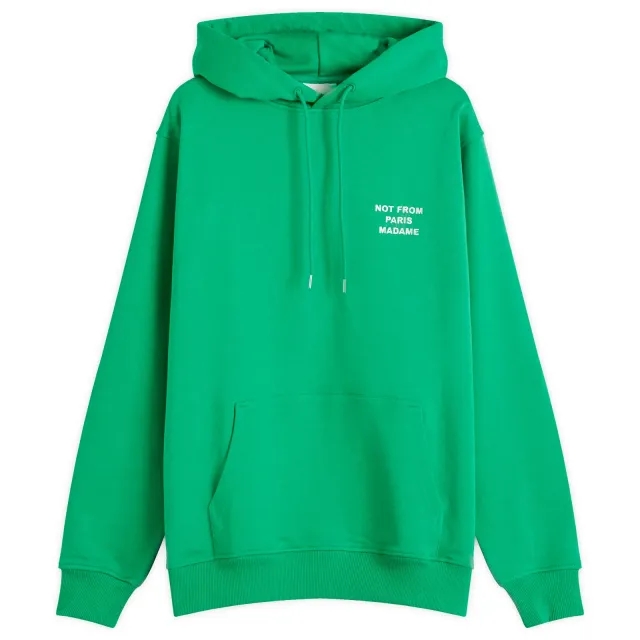 Drôle de Monsieur Slogan Hoodie - Green