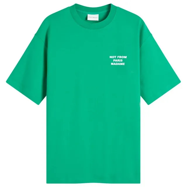 Drôle de Monsieur Le T-Shirt Slogan - Green