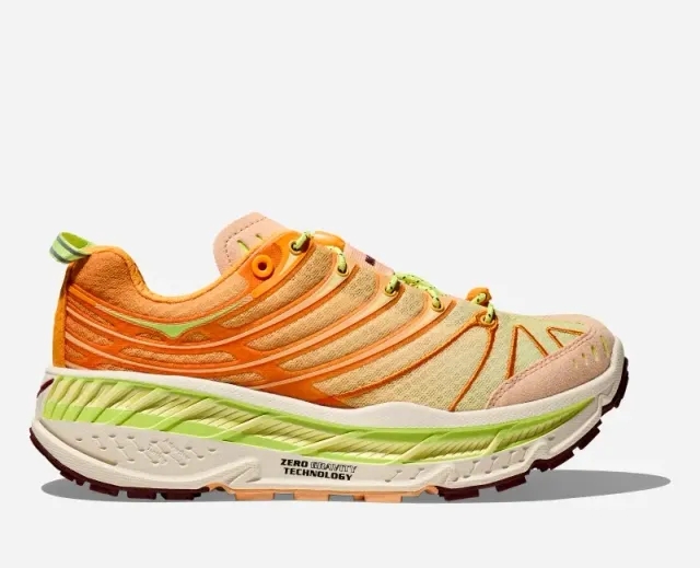 Hoka One One HOKA Stinson Evo OG Lifestyle Shoes in Solar Flare/Cantaloupe