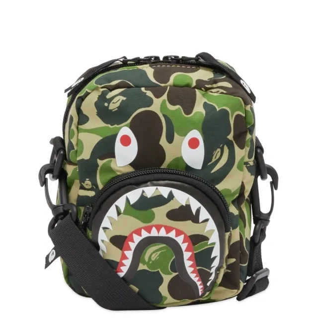 Bag A Bathing Ape Abc Camo Shark Mini Bag M Green Universal