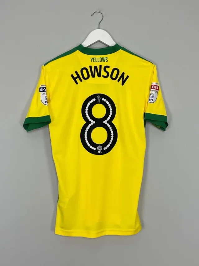 2016/17 NORWICH CITY HOWSON #8 *MATCH ISSUE* HOME SHIRT (M) ERREA | Cult Kits