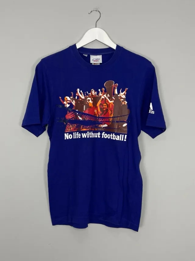 2003 JAPAN ADIDAS 'NO LIFE WITHOUT FOOTBALL' LEISURE T-SHIRT (S) | Cult Kits