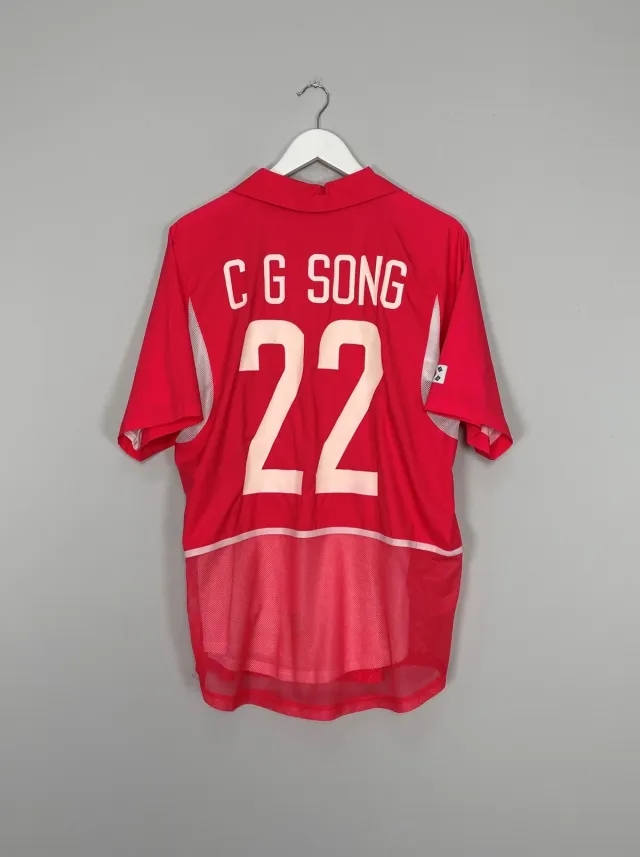 2002/04 SOUTH KOREA C G SONG #22 *PLAYER ISSUE* HOME SHIRT (L) NIKE | Cult Kits