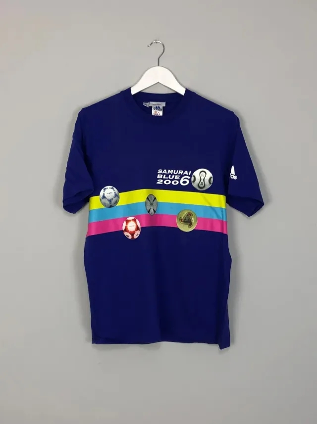 2006 JAPAN ADIDAS SAMURAI BLUE SUPPORTERS TEE (M) | Cult Kits