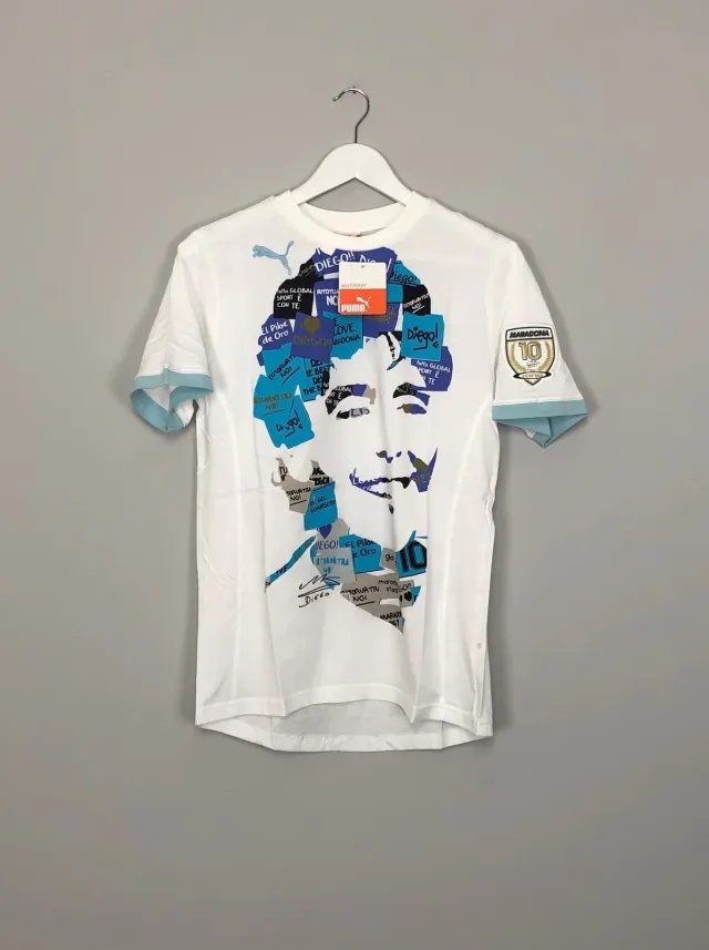 2010 Puma King Maradona Graphic Tee (Kids Sizes) | Cult Kits, XXL Kids / Argentina / 2010