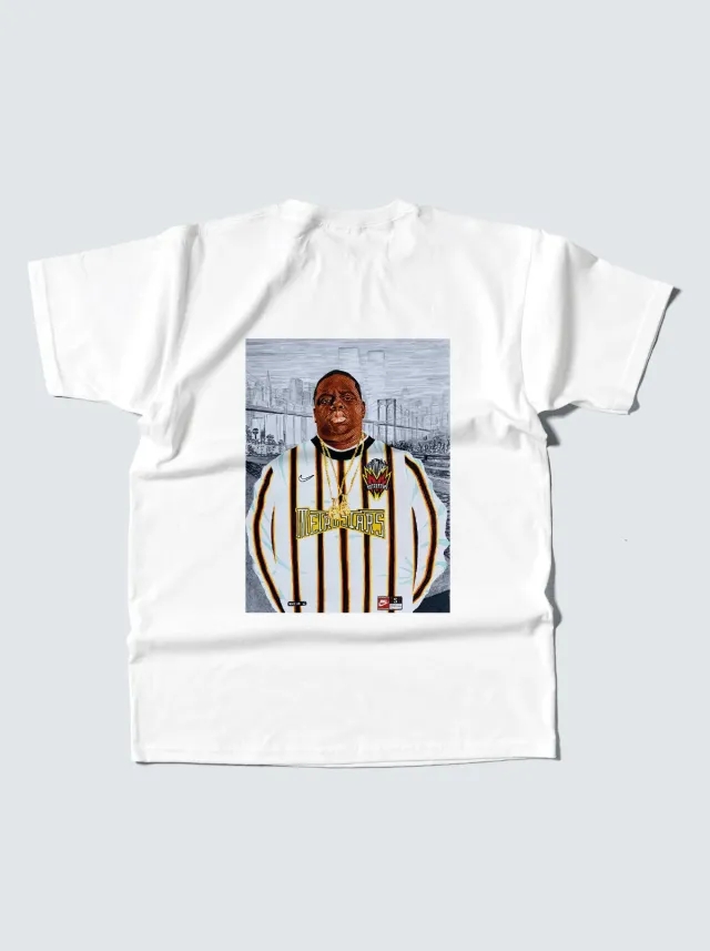 NYC BIGGIE TEE | Cult Kits, Small / White