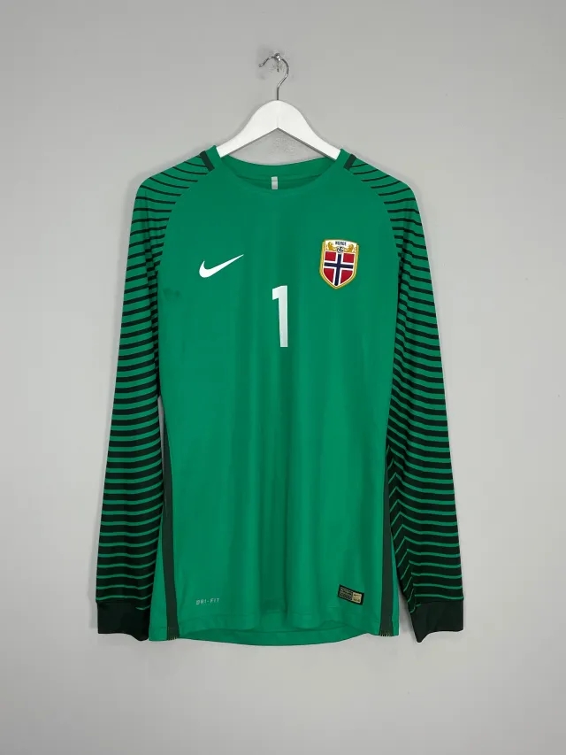 2016/17 NORWAY *PLAYER ISSUE* #1 GK SHIRT (L) NIKE | Cult Kits
