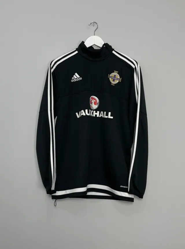2015/16 NORTHERN IRELAND 1/2 ZIP TRAINING TOP (M) ADIDAS | Cult Kits