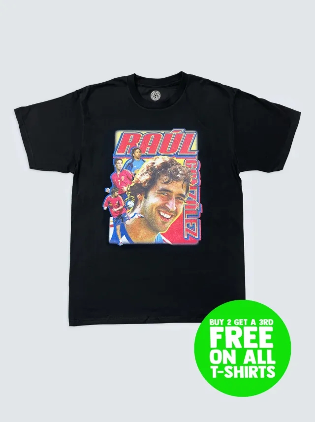 SPAIN RAUL BOOTLEG TEE | Cult Kits, XL / Spain / White