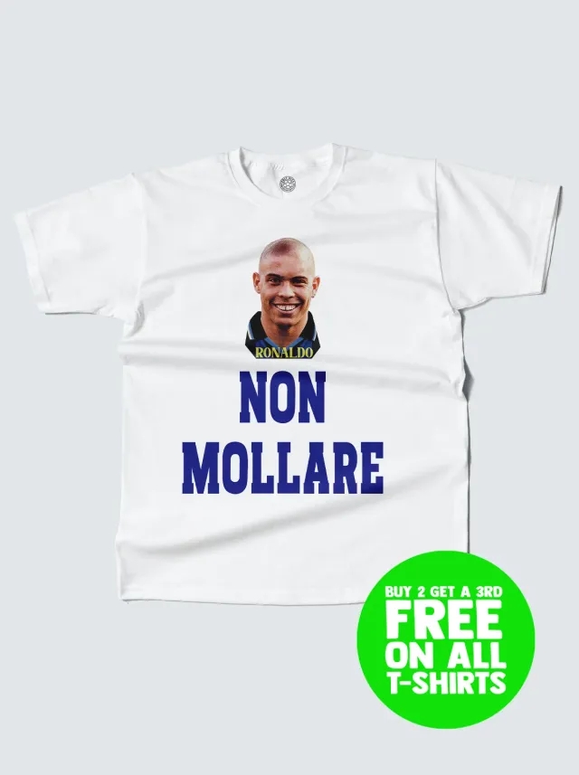 INTER MILAN NON MOLLARE RONALDO TEE | Cult Kits, Small / Inter Milan