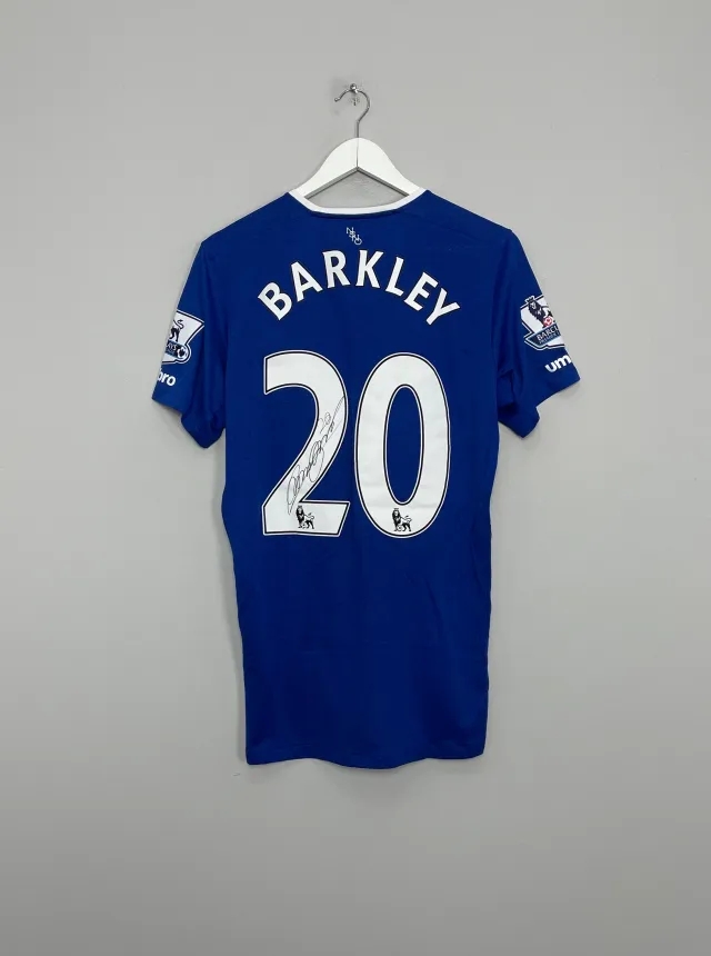 2019/20 EVERTON BARKLEY #20 *MATCH ISSUE + SIGNED* HOME SHIRT (M) UMBRO | Cult Kits