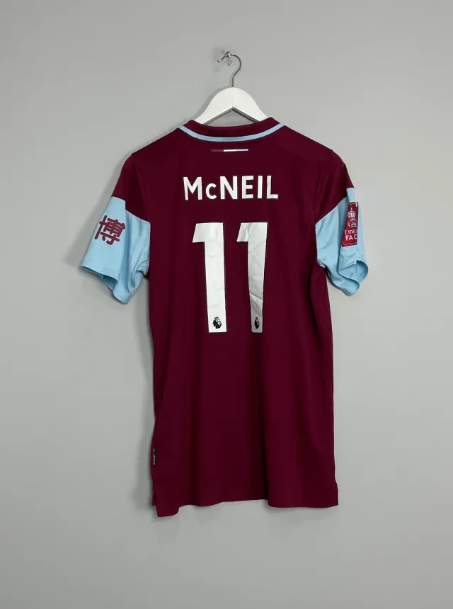 2020/21 BURNLEY MCNEIL #11 *MATCH ISSUE* FA CUP HOME SHIRT (M) UMBRO | Cult Kits