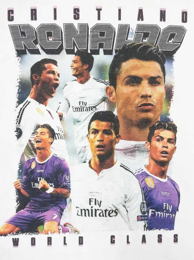 REAL MADRID CRISTIANO RONALDO BOOTLEG TEE | Cult Kits, Small / Real Madrid / Black