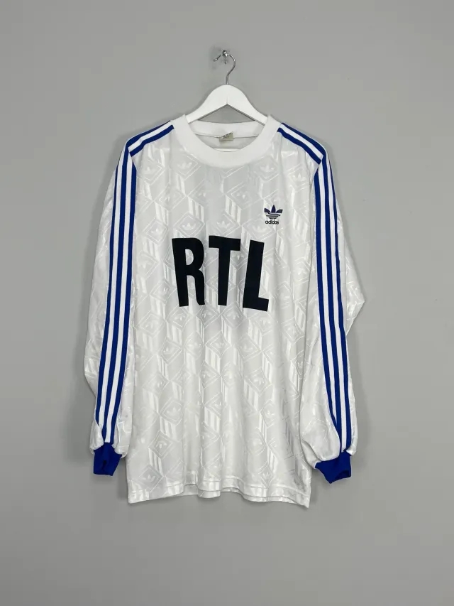1993/94 COUPE DE FRANCE #11 L/S HOME SHIRT (XL) ADIDAS | Cult Kits
