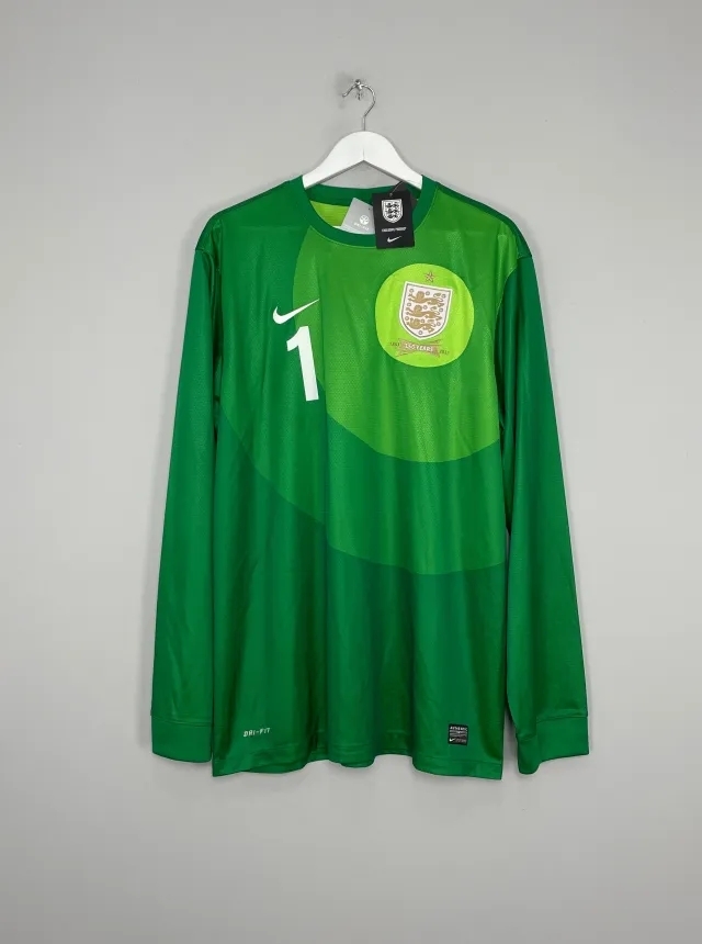 2013/14 ENGLAND HART #1 *150 YEARS* BNWT GK SHIRT (XL) NIKE | Cult Kits