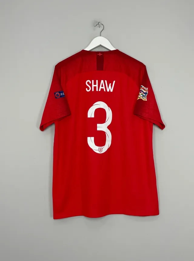 2018/19 ENGLAND SHAW #3 *BNWT* AWAY SHIRT (XL) NIKE | Cult Kits