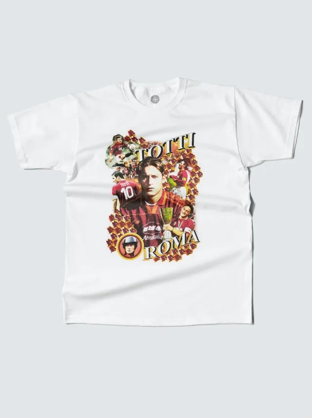 ROMA TOTTI BOOTLEG TEE | Cult Kits, Small / Roma / Black