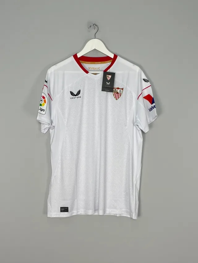2022/23 Sevilla *BNWT* Home Shirt (Multiple Sizes) Castore | Cult Kits, Small / Sevilla / 2022