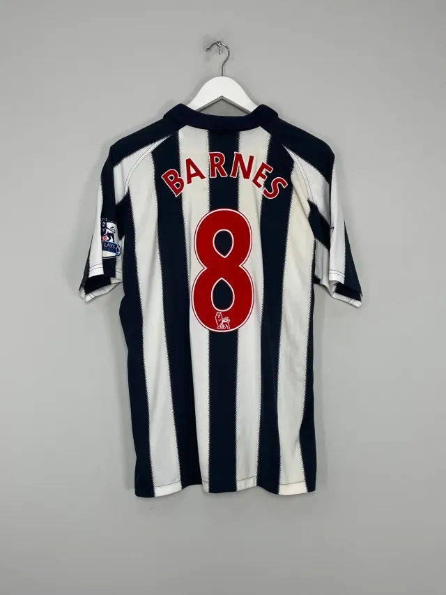 2010/11 WEST BROM BARNES #8 *MATCH ISSUE* HOME SHIRT (L) UMBRO | Cult Kits