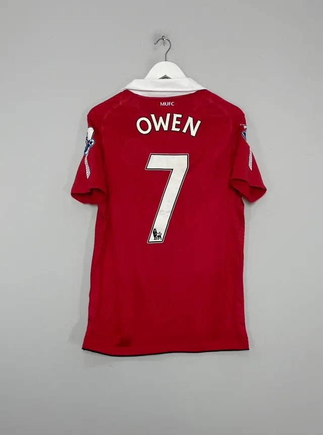2010/11 MANCHESTER UNITED OWEN #7 *MATCH ISSUE* HOME SHIRT (M) NIKE | Cult Kits