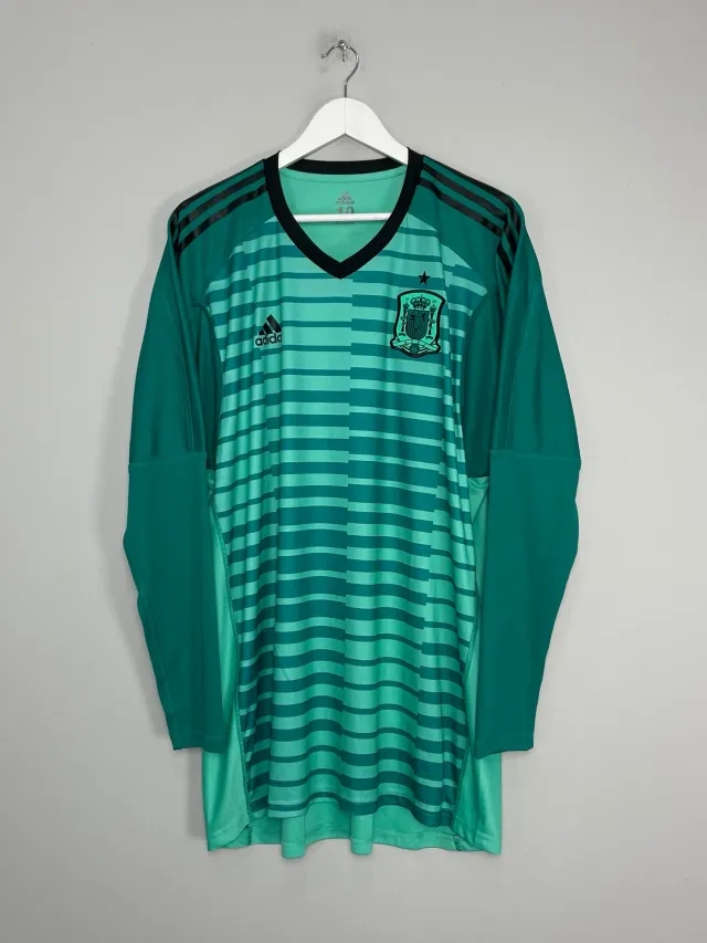2018/19 SPAIN *PLAYER ISSUE* GK SHIRT (XL) ADIDAS | Cult Kits