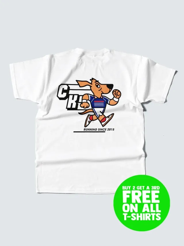 RUNNERS CLUB MASCOT TEE | Cult Kits, Small / France / White