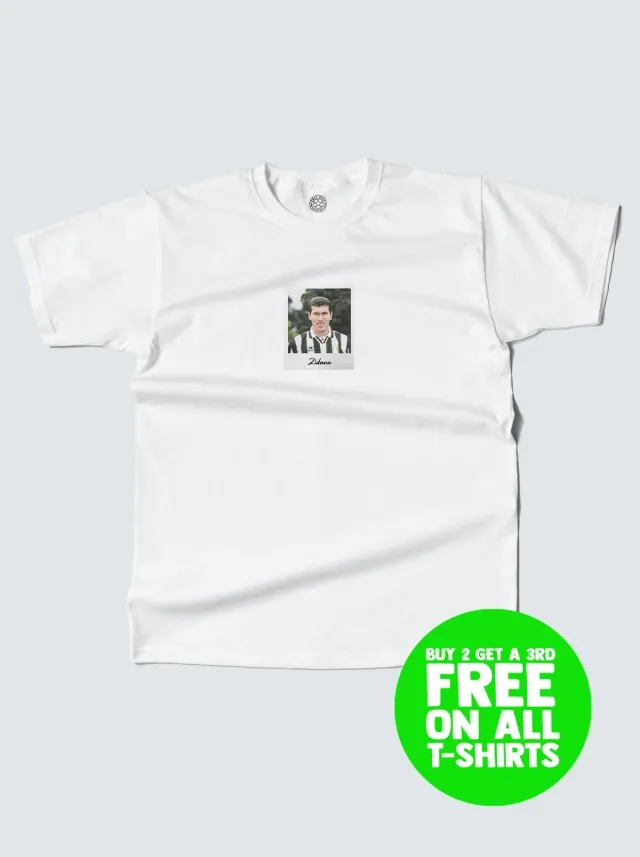 JUVE ZIDANE POLAROID TEE | Cult Kits, Small / Juventus