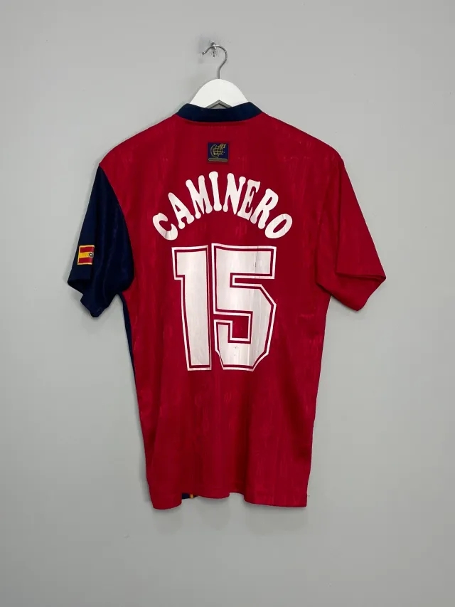 1996/98 SPAIN CAMINERO #16 HOME SHIRT (M) ADIDAS | Cult Kits