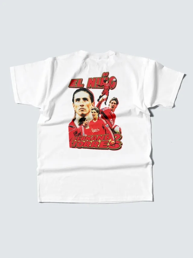 LIVERPOOL EL NIÑO TORRES BOOTLEG TEE | Cult Kits, Small / Liverpool / Black