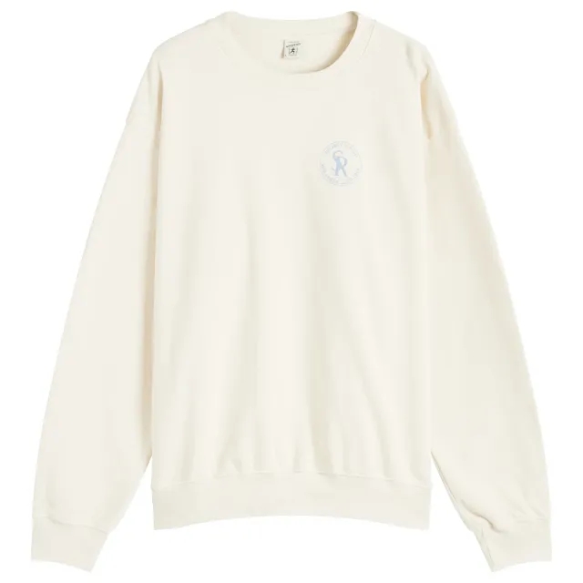 Sporty & Rich S&R Sweatshirt Cream/Sky Blue