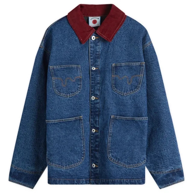 ICECREAM Men's Running Dog Chore Jacket Indigo