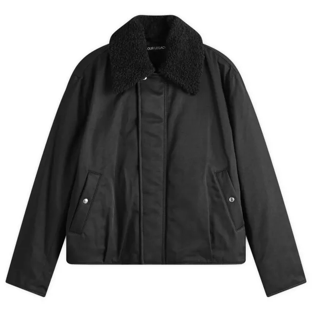 Our Legacy Men's Ace Nylon Jacket Black Aero Nylon