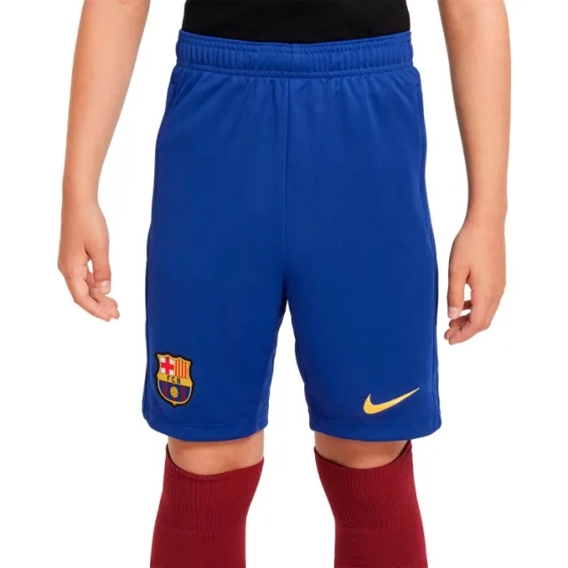 Nike Barcelona Training Shorts Dri-Fit Academy Pro - Deep Royal Blue/Varsity Maize Kids - ['Blue']