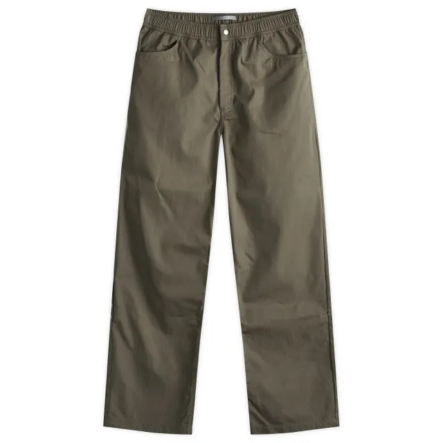 Norse Projects Men's Ragnar Broken Twill Pants Sediment Green