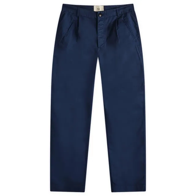 Folk Men's Twill Assembly Pants Navy Twill